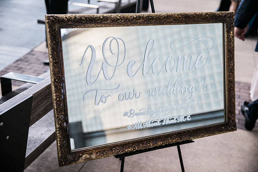Ashley and Evan's Welcome Sign