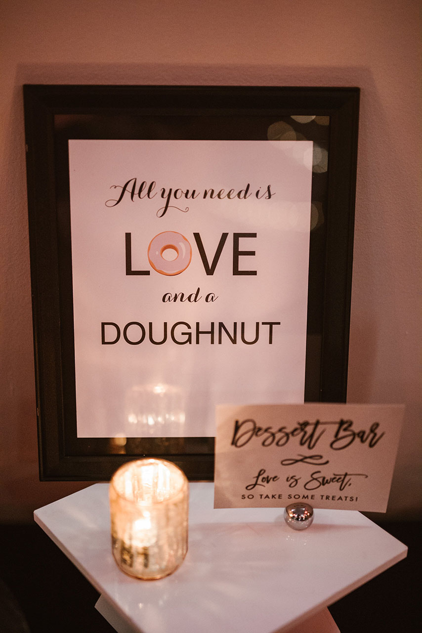 Donut Dessert Table Sign