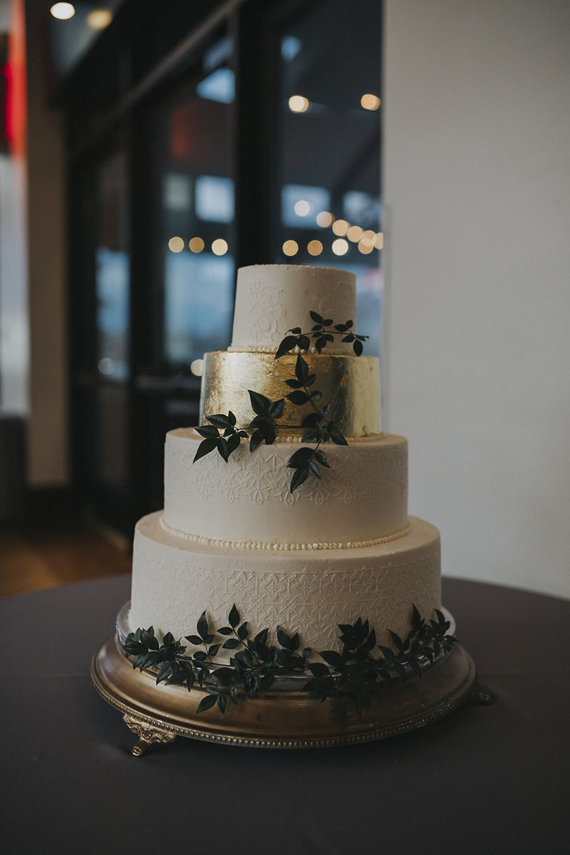 Boho-inspired Fall Wedding Cake