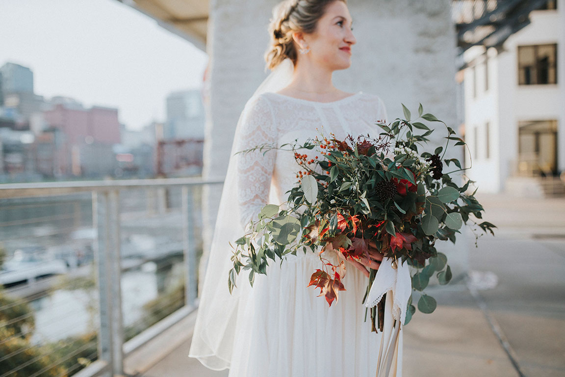 Boho-inspired Fall Wedding Bouquet