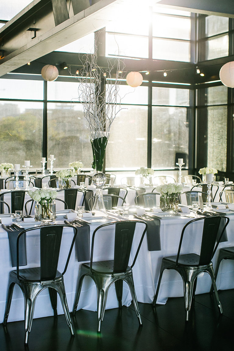 Elegant Modern Wedding Reception Table