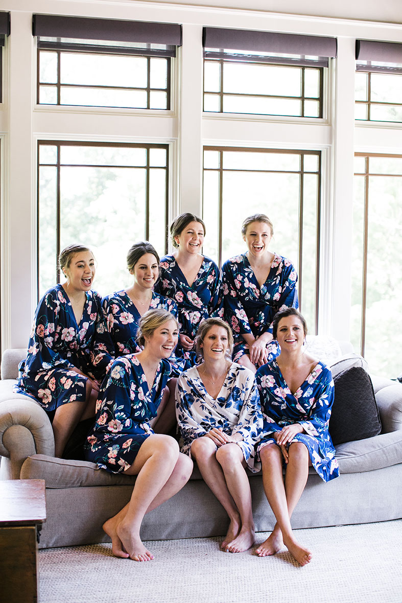 Becca with her Bridesmaids
