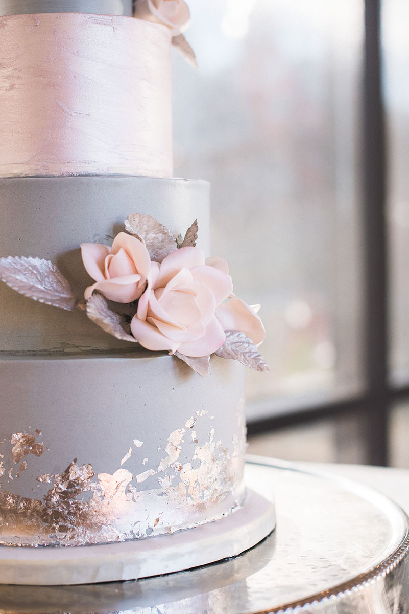 Romantic Glam Wedding Cake
