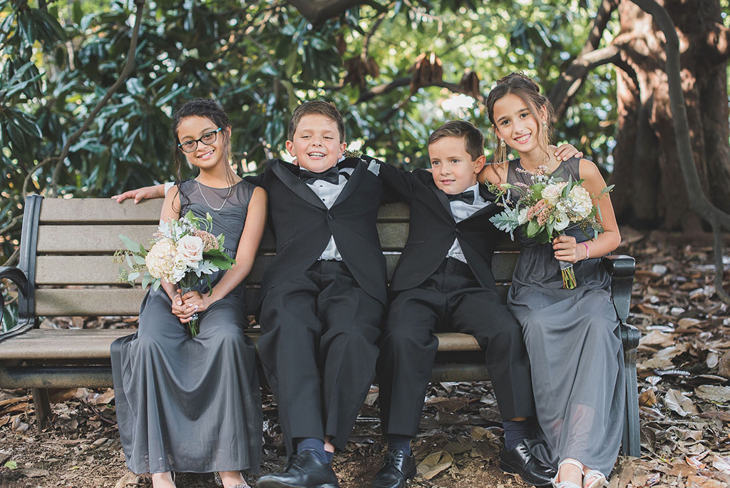 Flower Girls and Ring Bearers Hanging Out