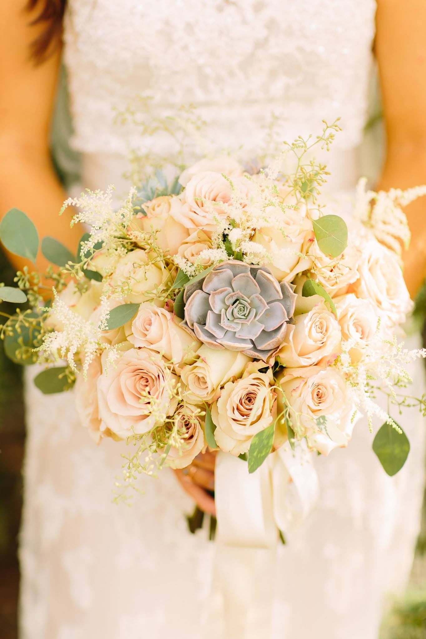 Allison's Romantic Boho Bridal Bouquet
