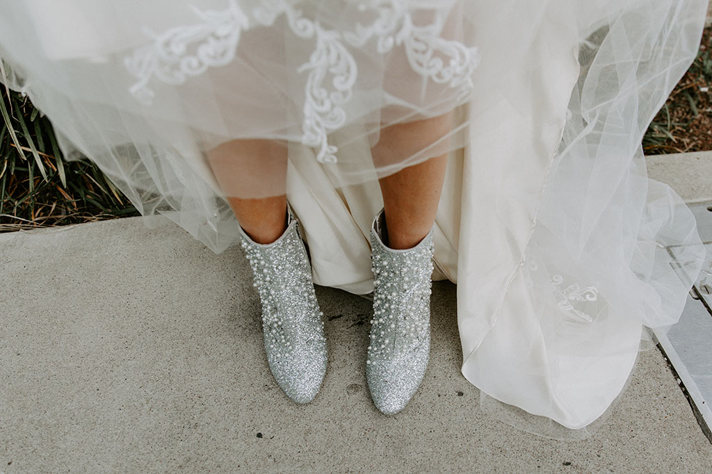 Allison's Bridal Booties
