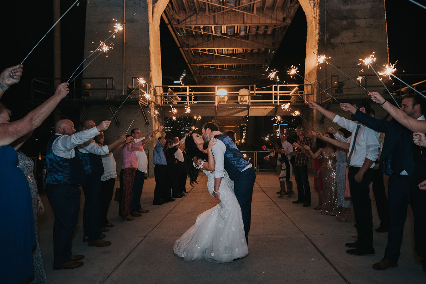 Sparkler Wedding Exit