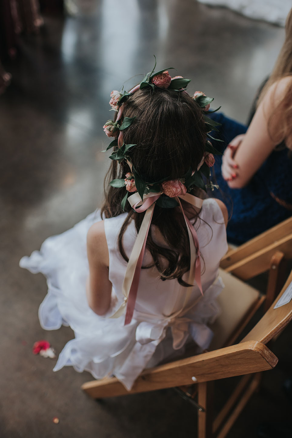 Blush Wedding Flower Girl