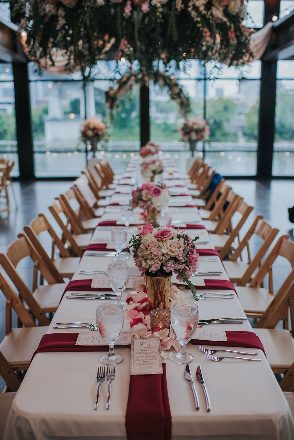 Romantic Wedding Head Table