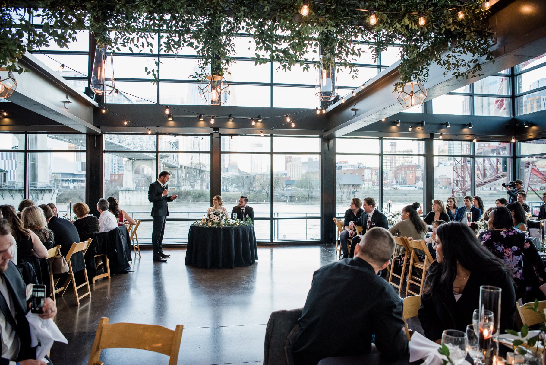 Guest Giving Wedding Toast