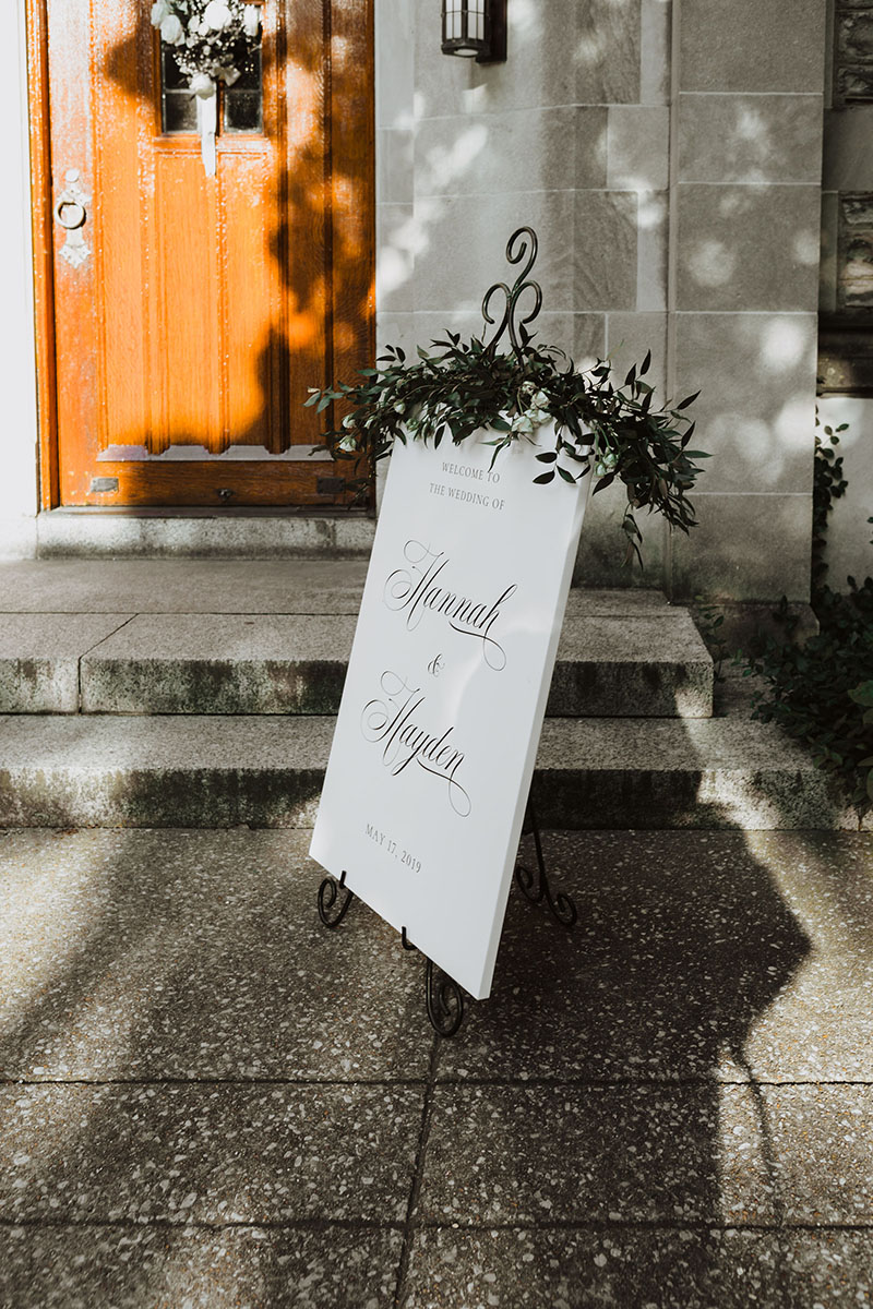 Wedding Welcome Sign