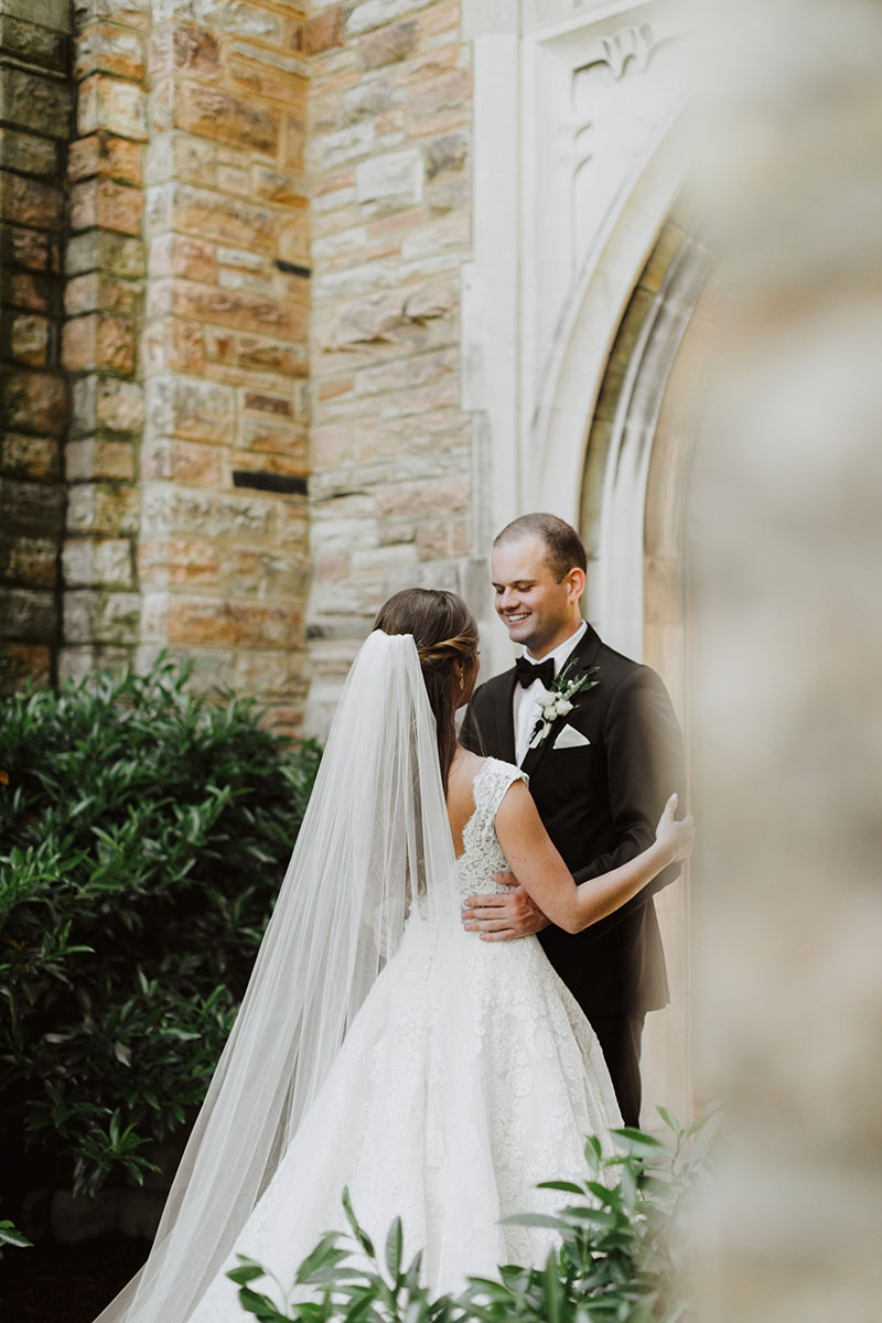 Hannah and Hayden Outside of Scarritt Bennett