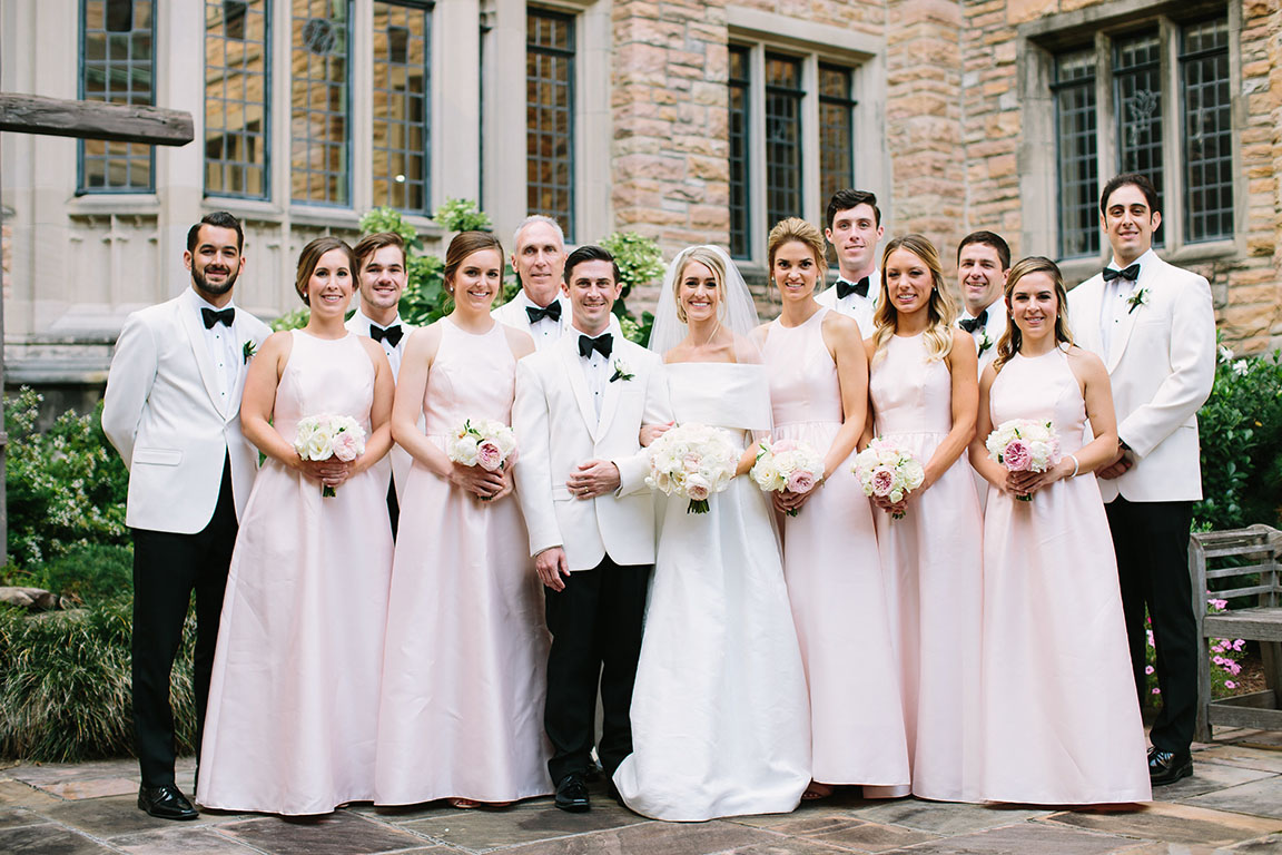 Jane and Martin's Romantic Black Tie Wedding Party