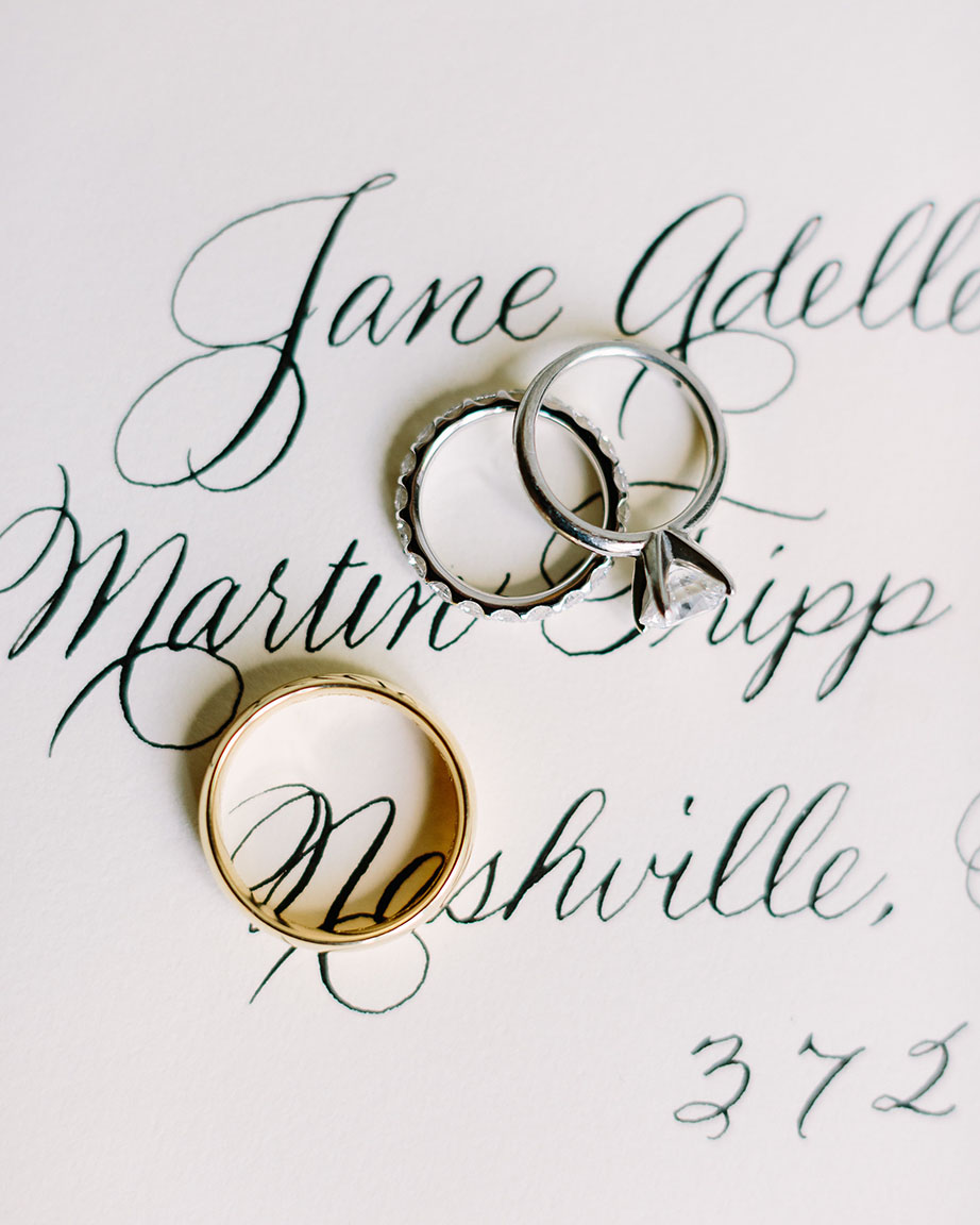 Jane and Martin's Wedding Rings