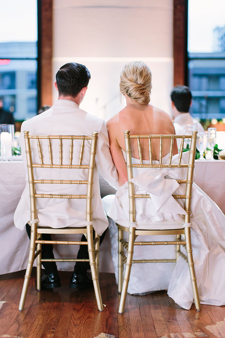 Jane and Martin Seated at Reception