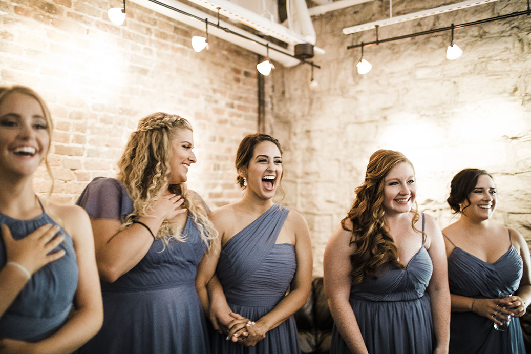 Jenna's Bridesmaids Reacting to Jenna's Wedding Gown