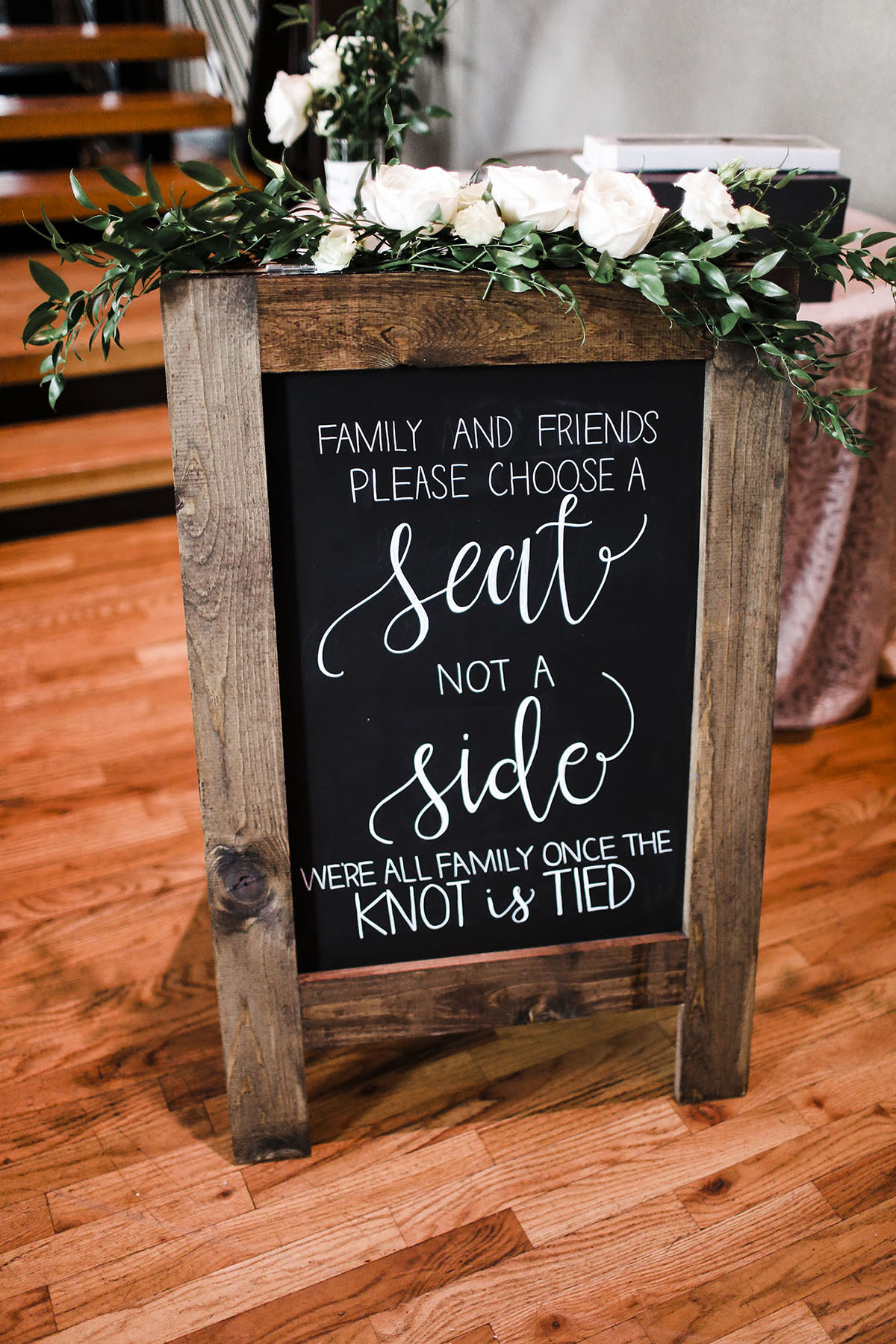 Ceremony Chalkboard Sign