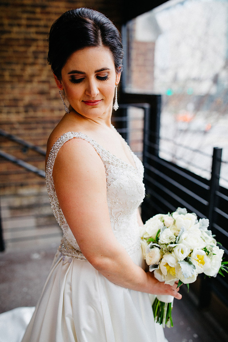 Kasey Holding Bridal Bouquet