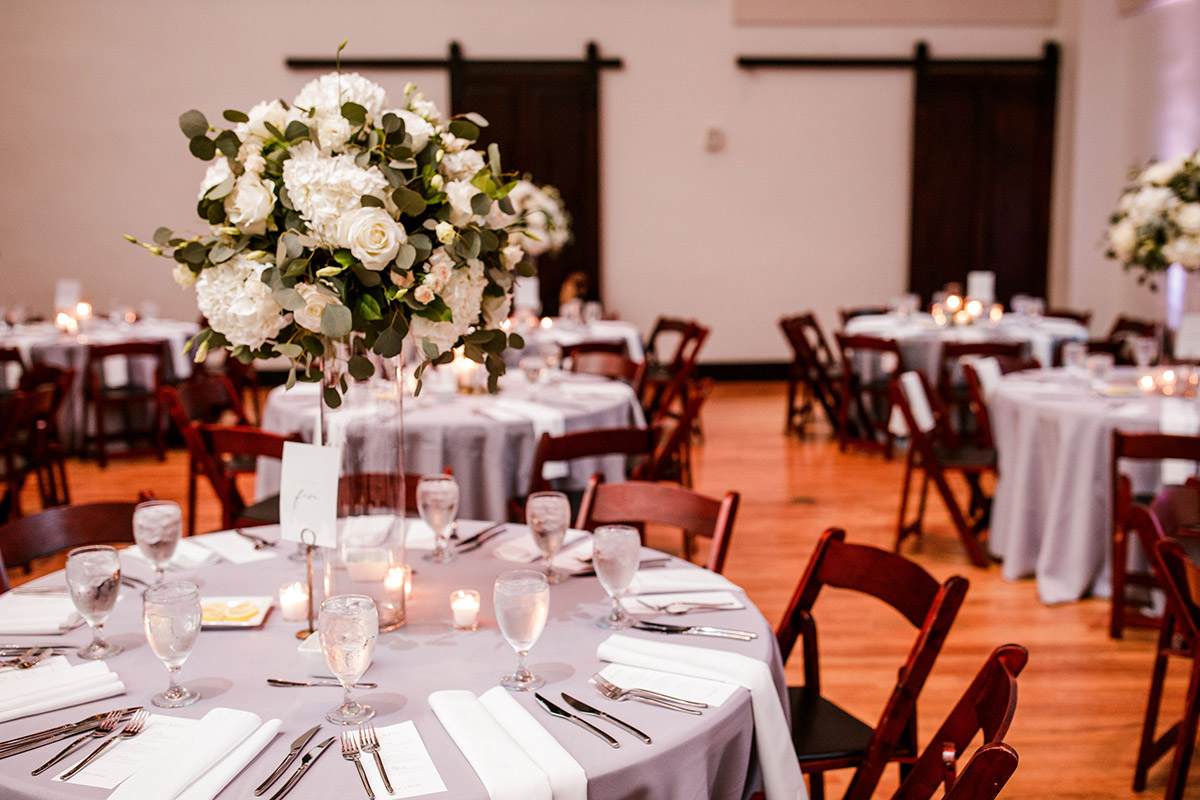 Classic Natural Wedding Reception Setup