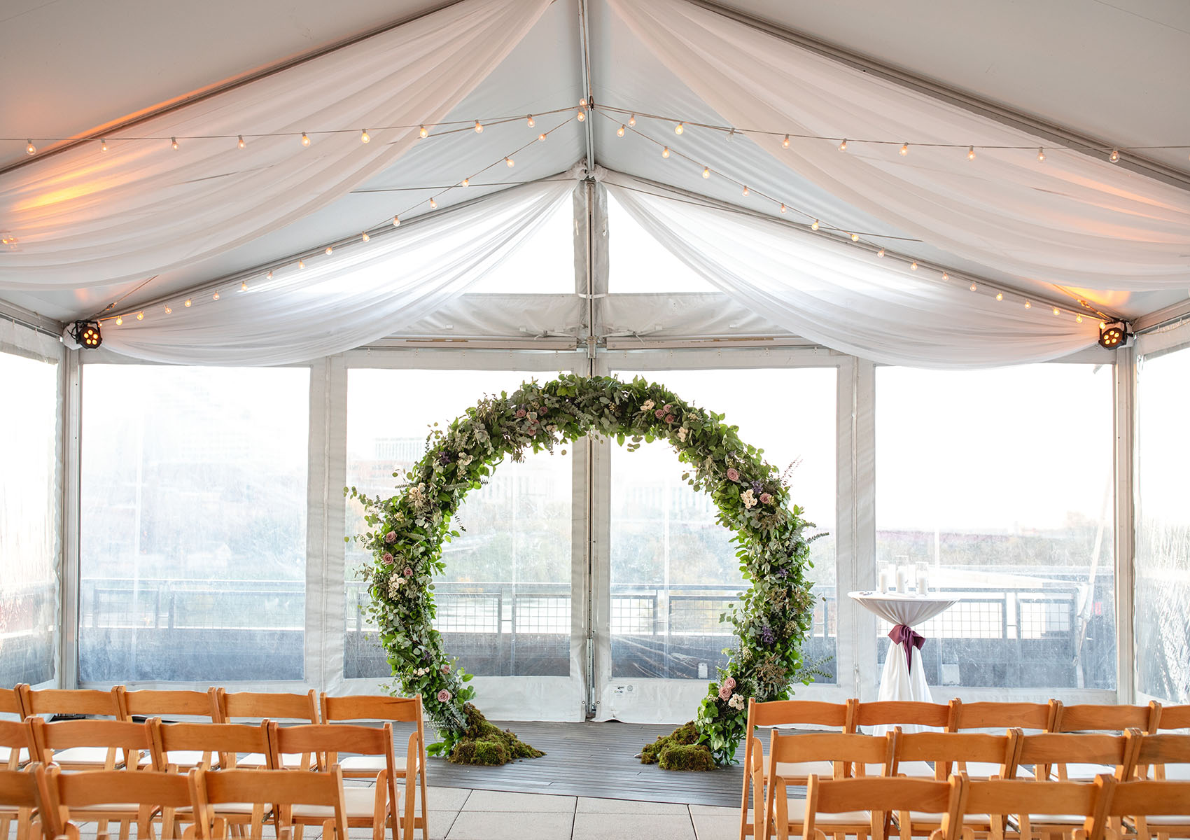 Circular Wedding Ceremony Arch