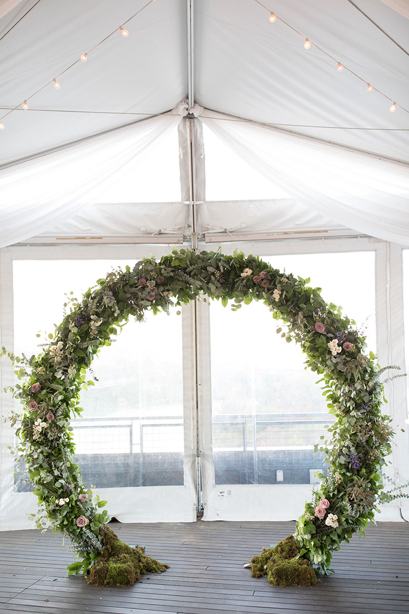 Circular Wedding Ceremony Arch