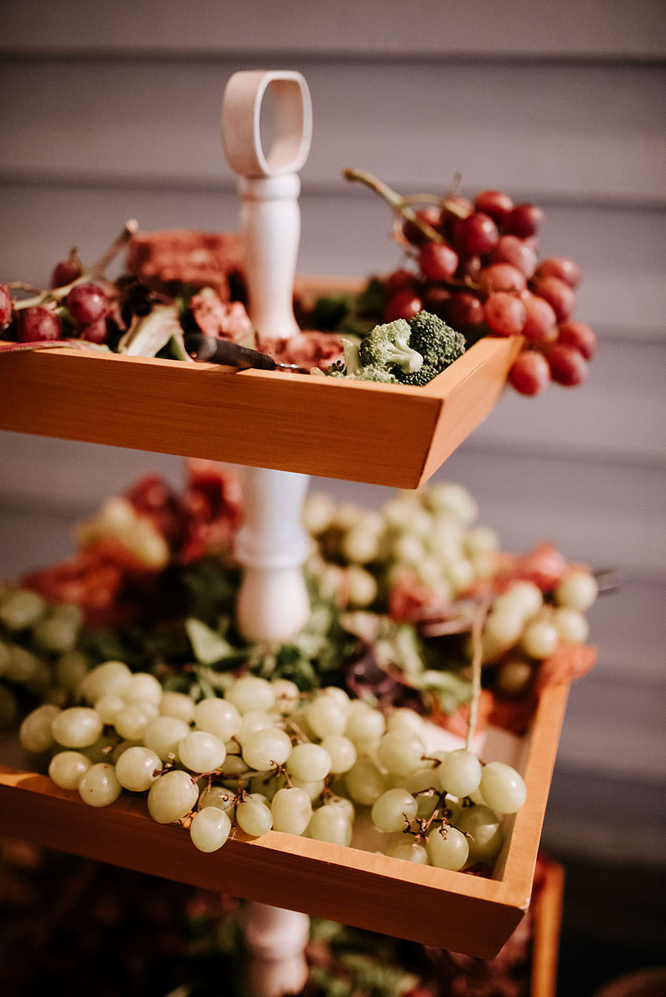 Grapes on Charcuterie Display