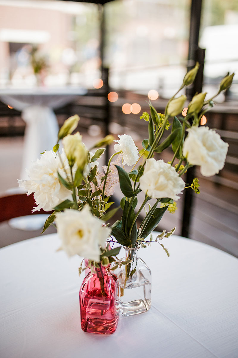 Whimsical Wedding Reception Flowers