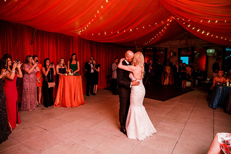 Megan and Bravein's First Dance on Rooftop