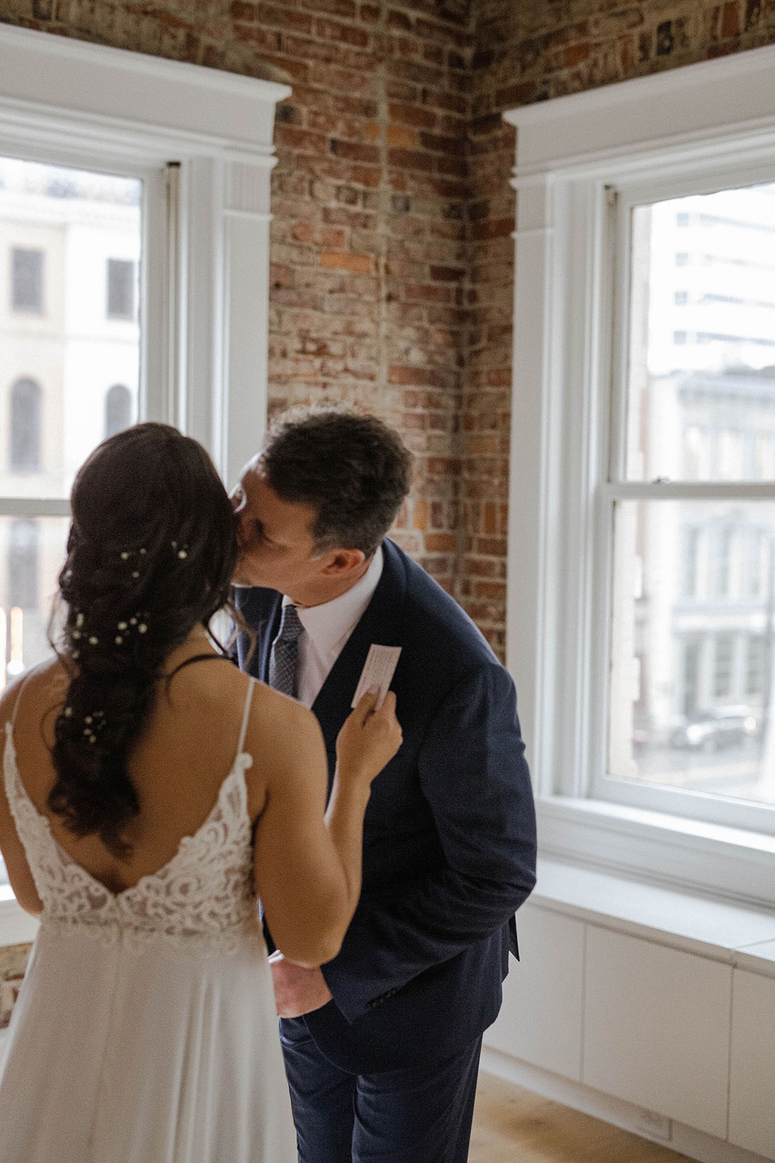 Megan and Dad's First Look