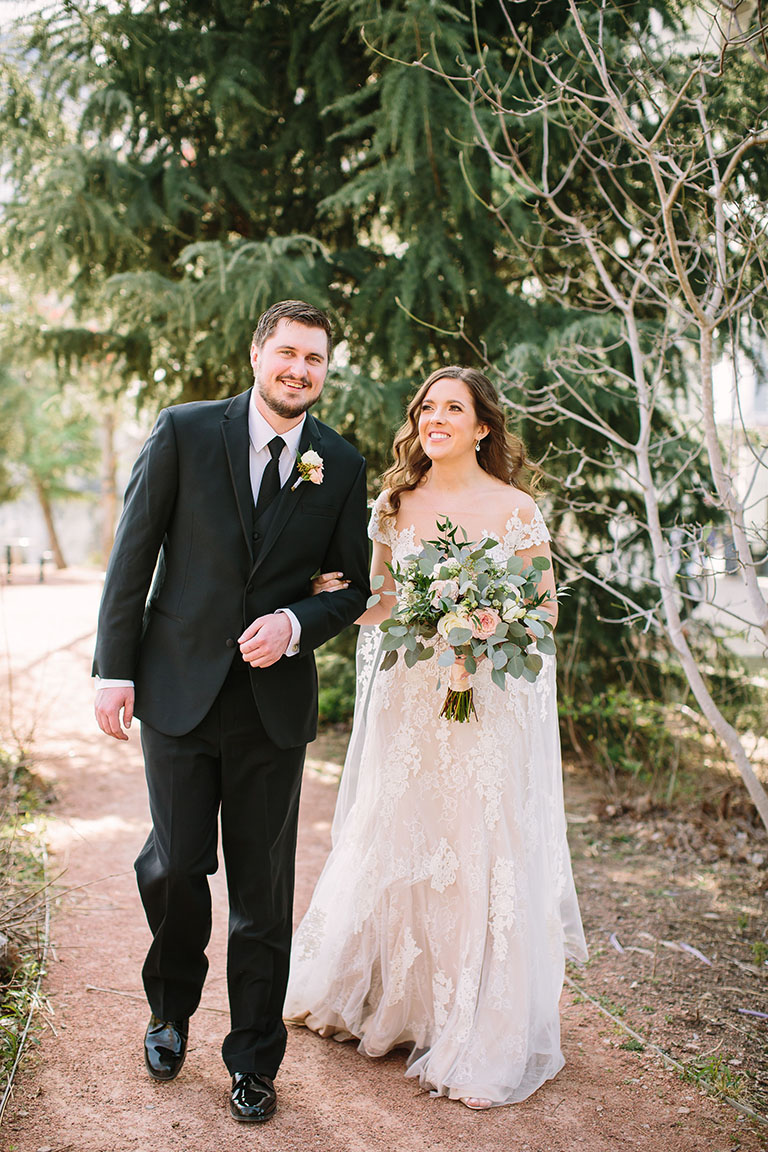 Megan and Lee Walking