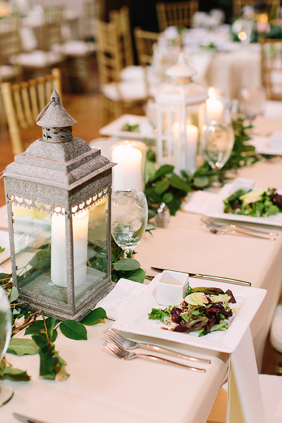 Garden-Inspired Wedding Table Setting