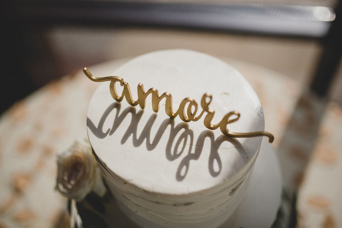 Italian-inspired Wedding Cake Topper
