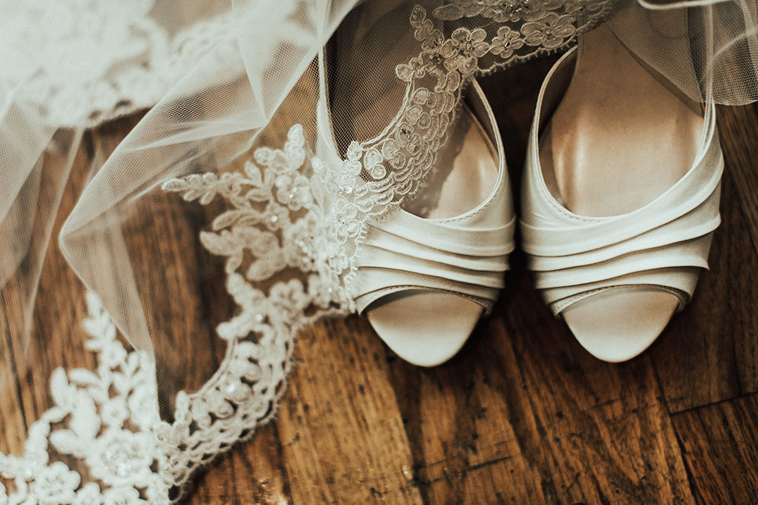 Rebecca's Veil and Bridal Shoes