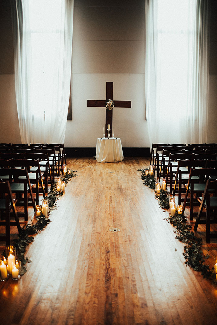 Dreamy, Spiritual Wedding Ceremony Setup