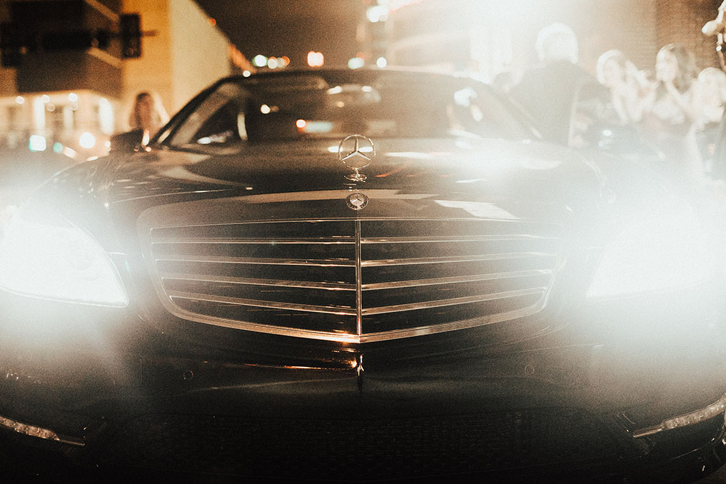 Mercedes Getaway Car