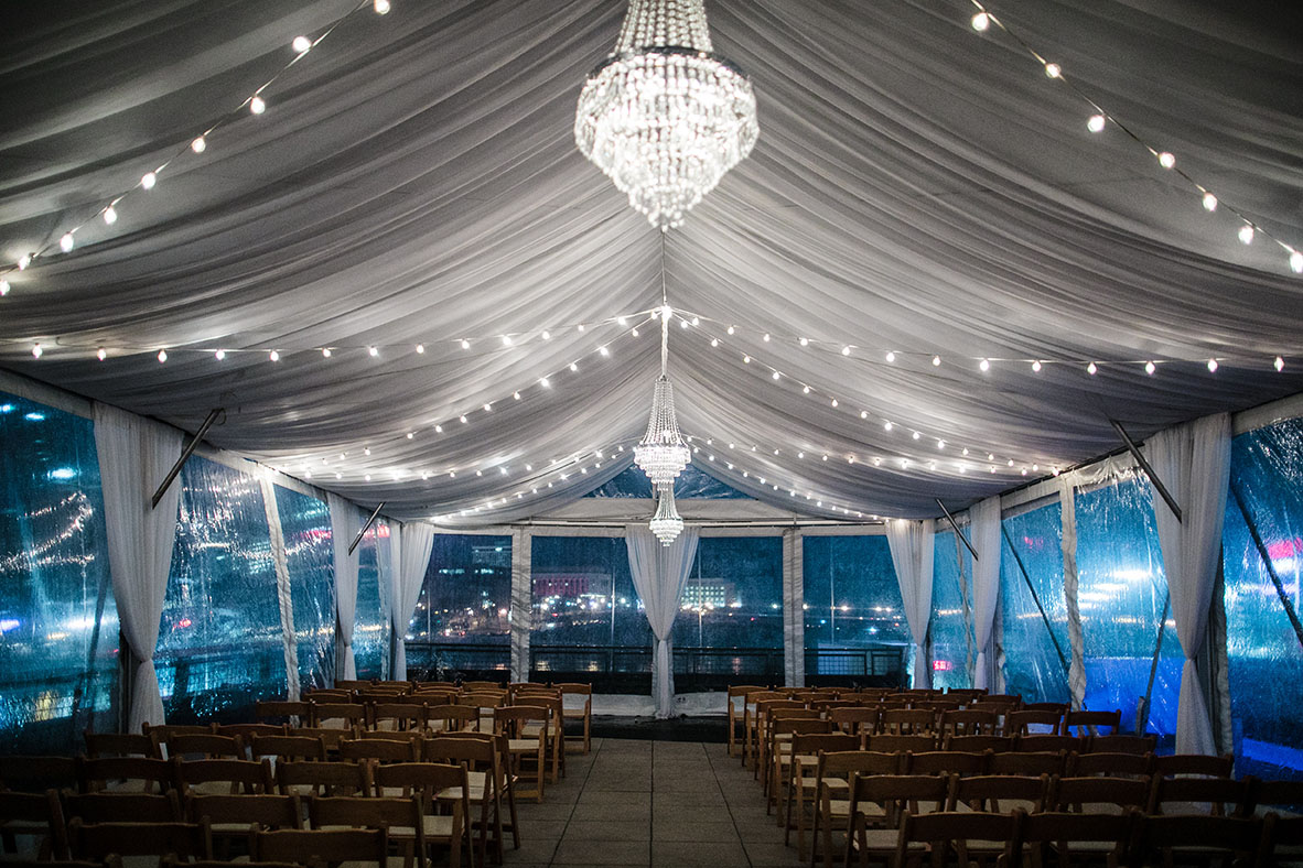 Glamorous New Year's Eve Wedding Ceremony