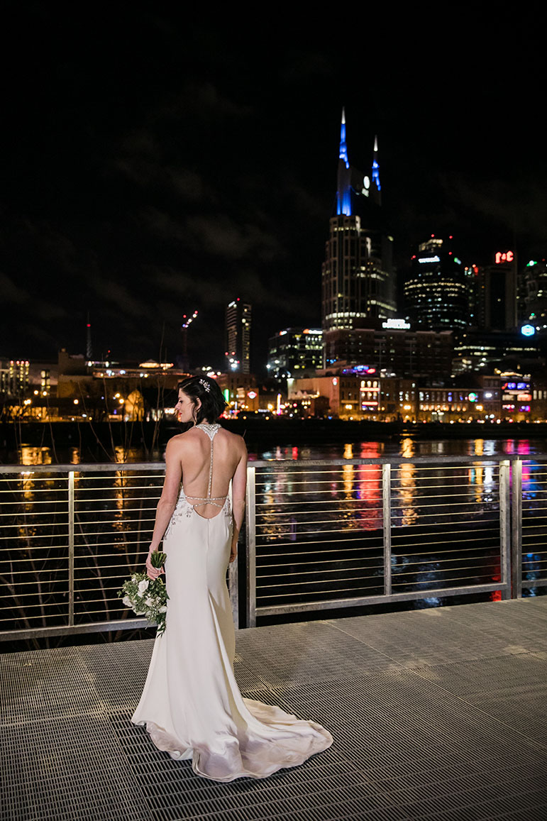 Rebekah Holding Bridal Bouquet