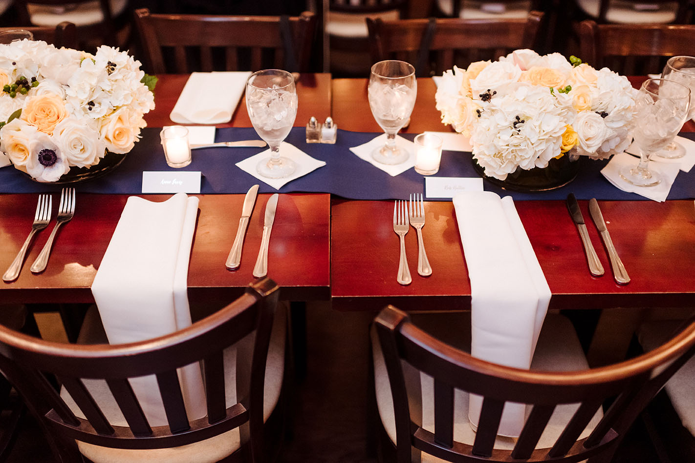 Southern Rehearsal Dinner Table Setting