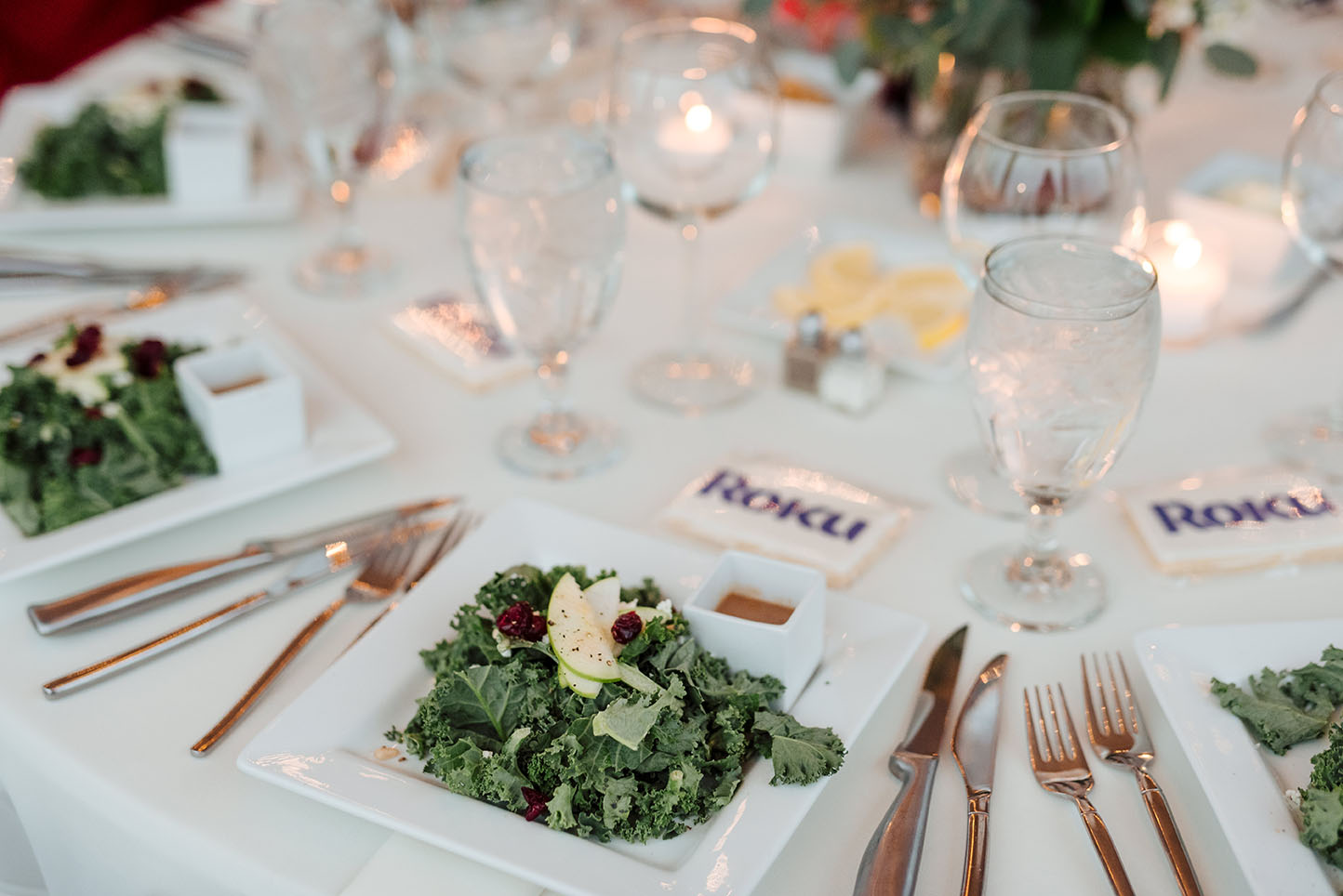 Salads at Place Settings