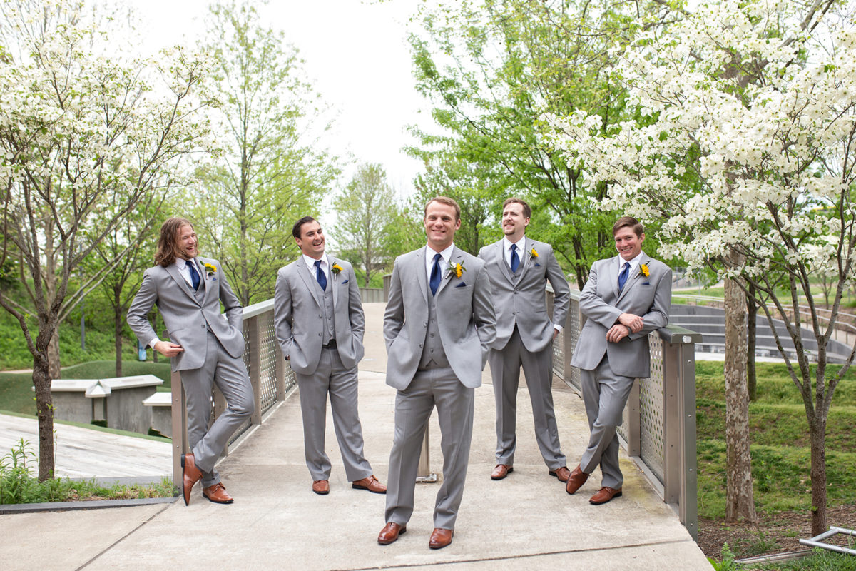 Reece Standing with Groomsmen