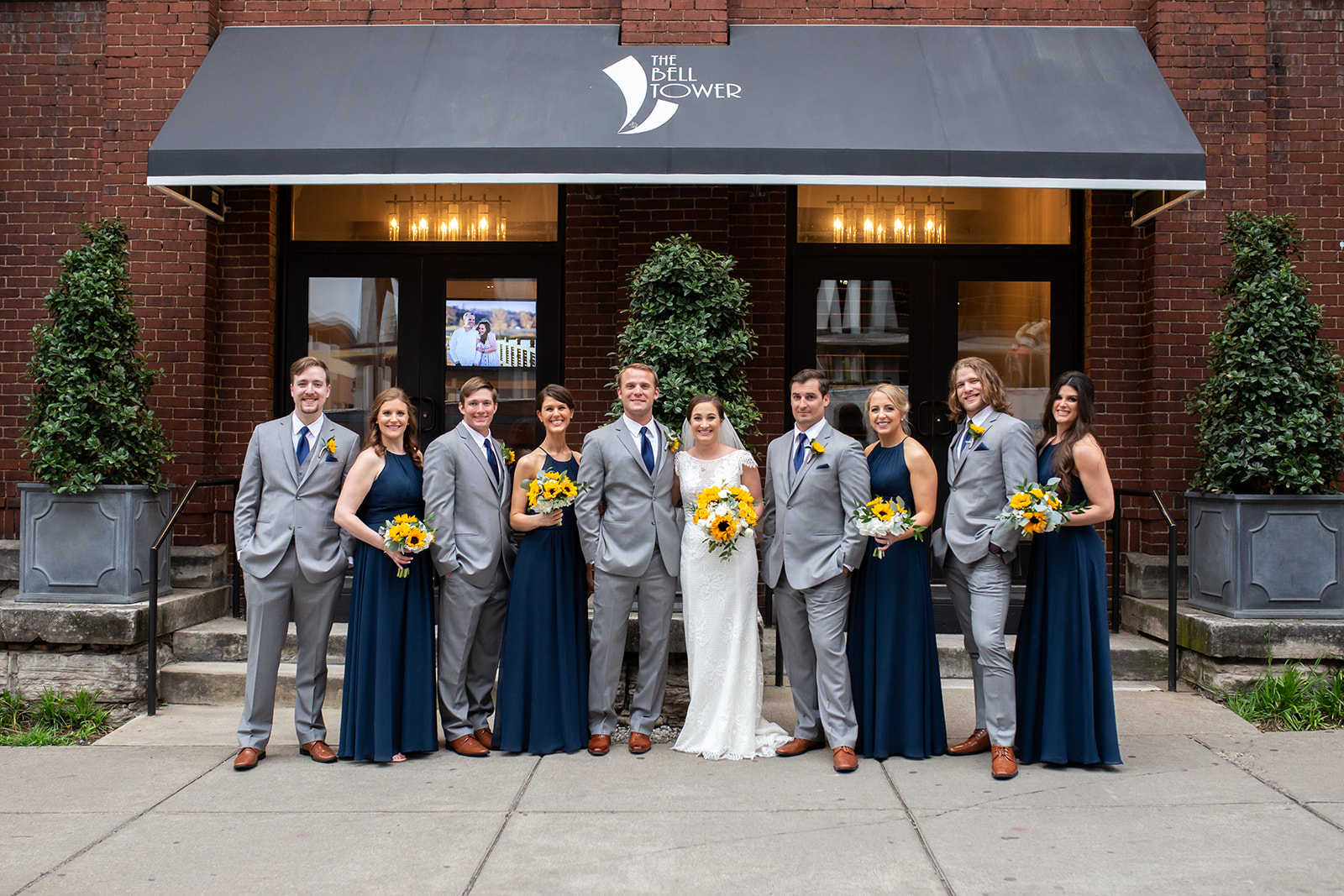 Cheery Spring Wedding Party