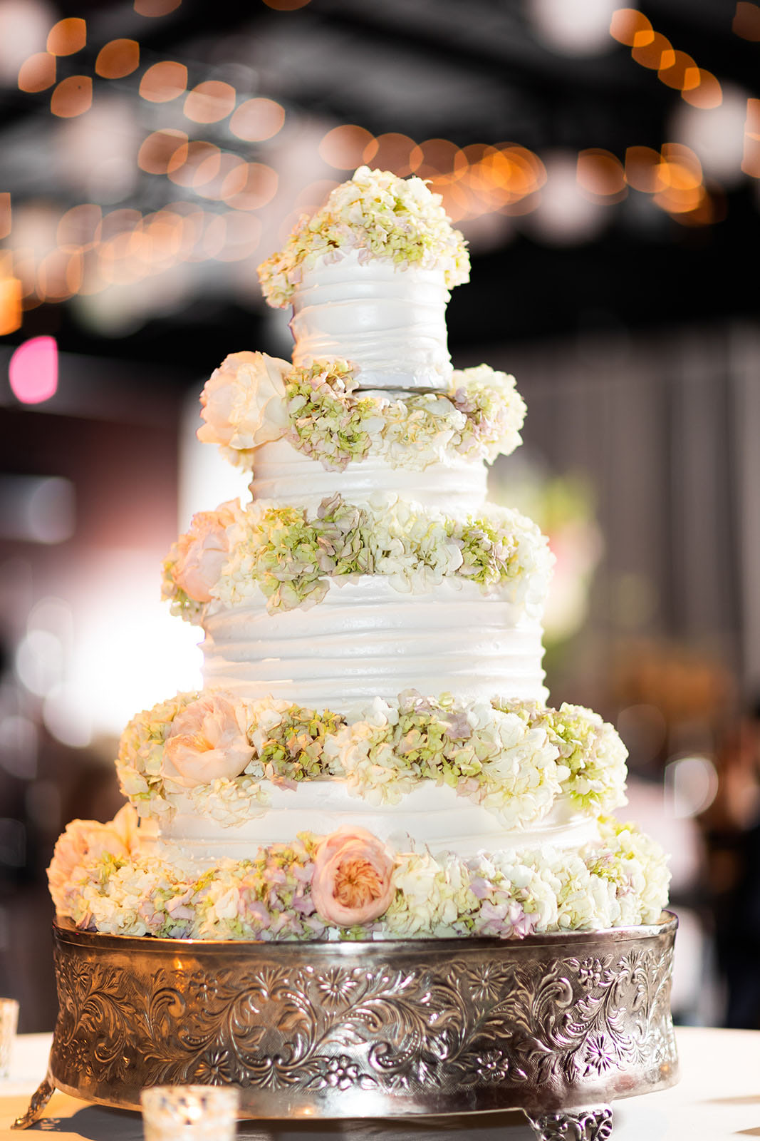 Tiered Spring Wedding Cake