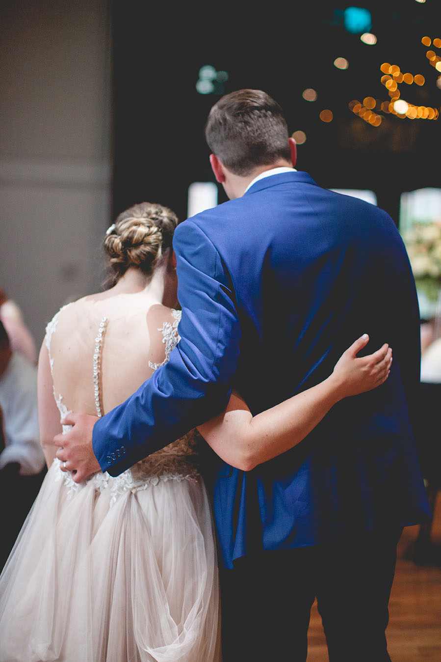 Suzanne and Heath Bowing Heads