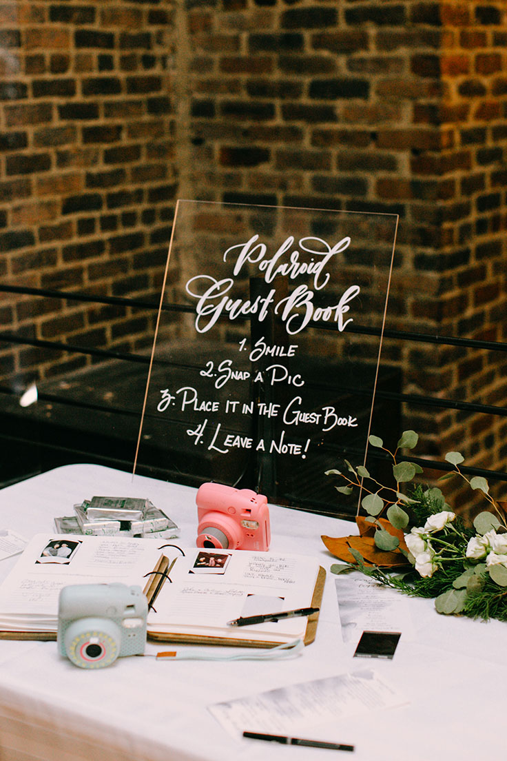 Lucite Guest Book Sign