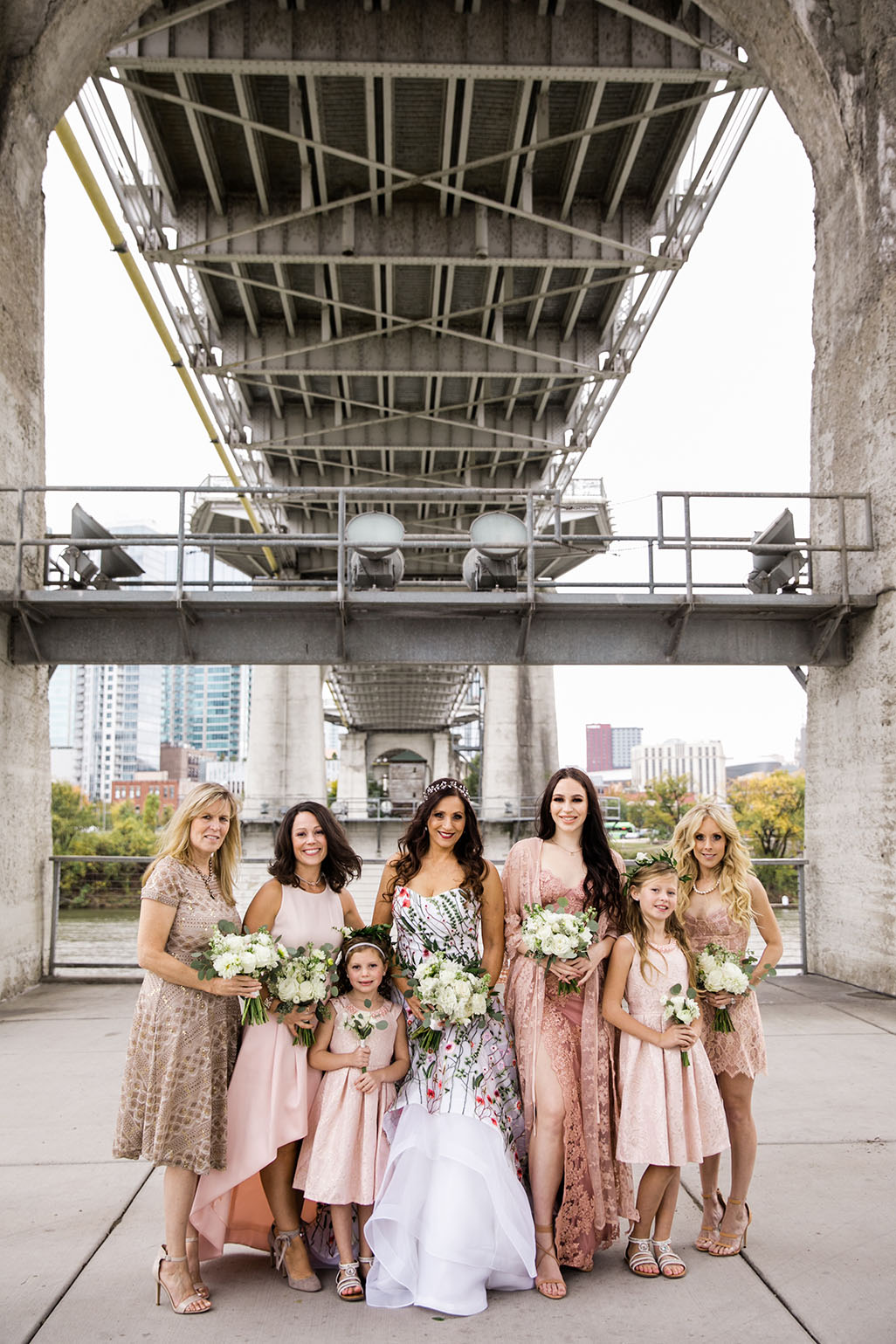 Tammy with Bridesmaids