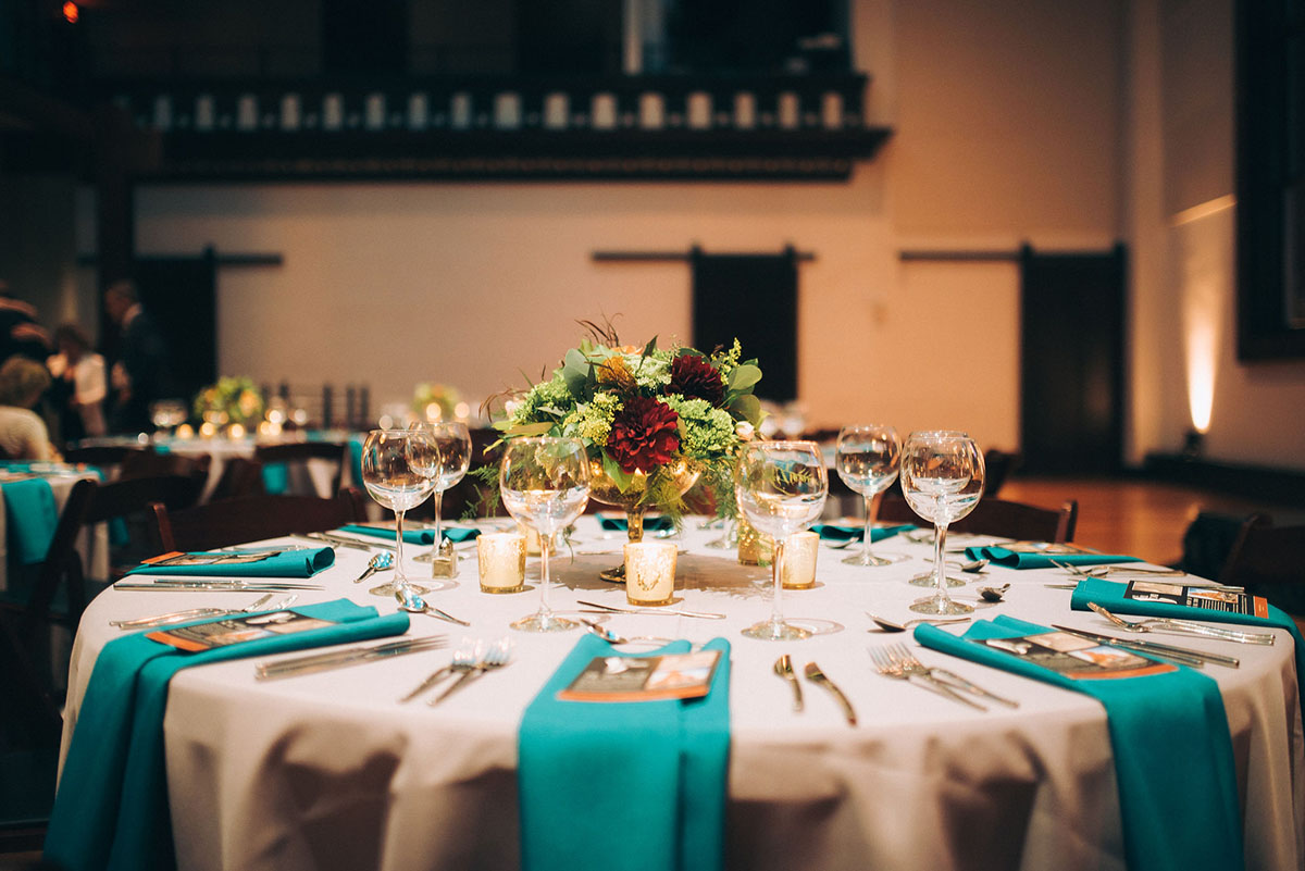 Tablescape at WJ Weiser's Corporate Dinner