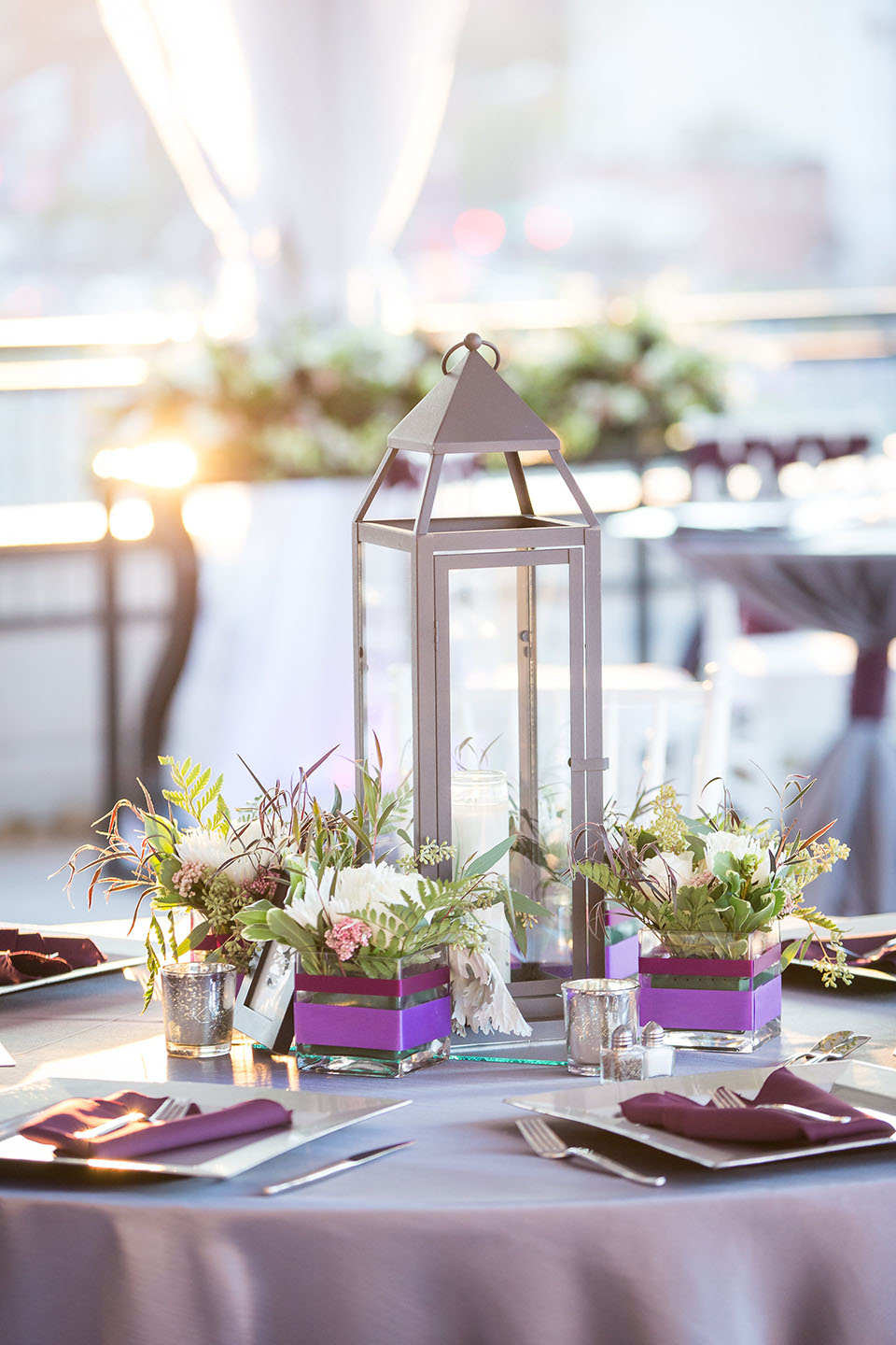 Charming Fall Wedding Centerpiece