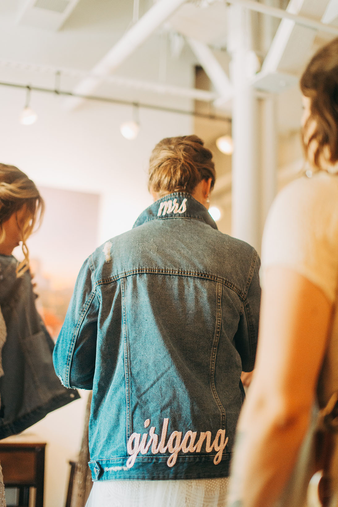 Custom Bridal Denim Jacket