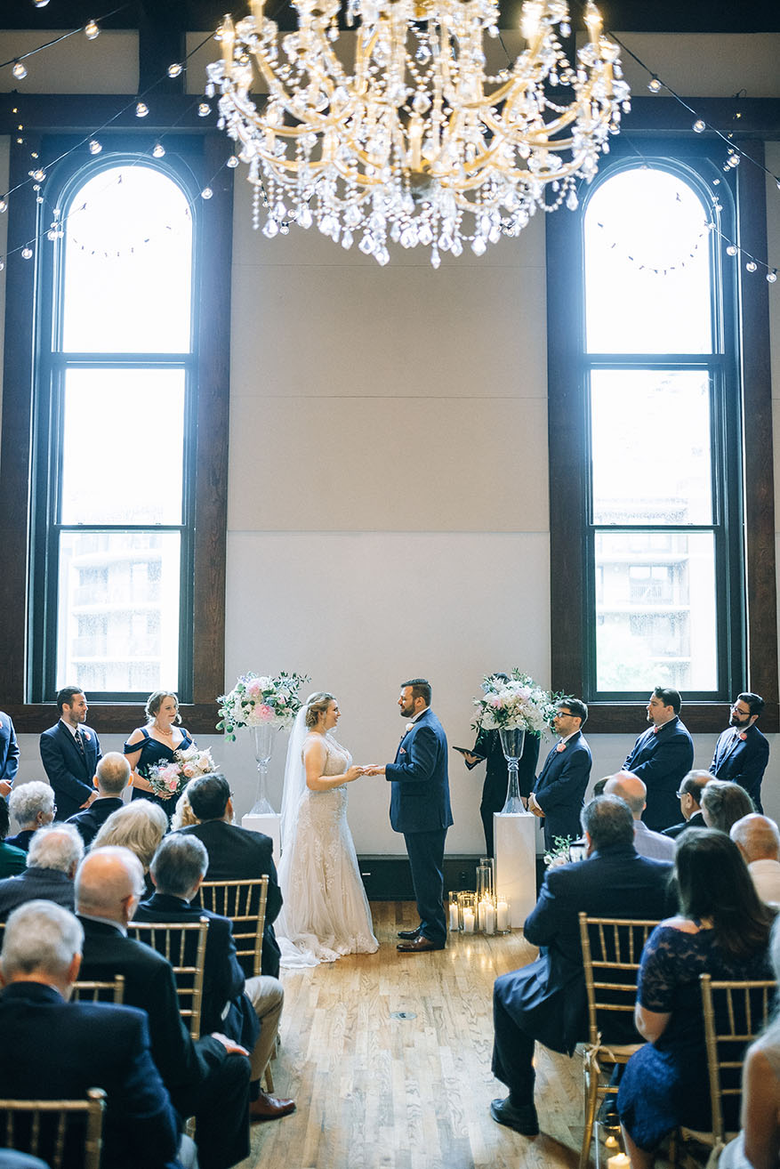 Nicole and Chris Exchanging Vows