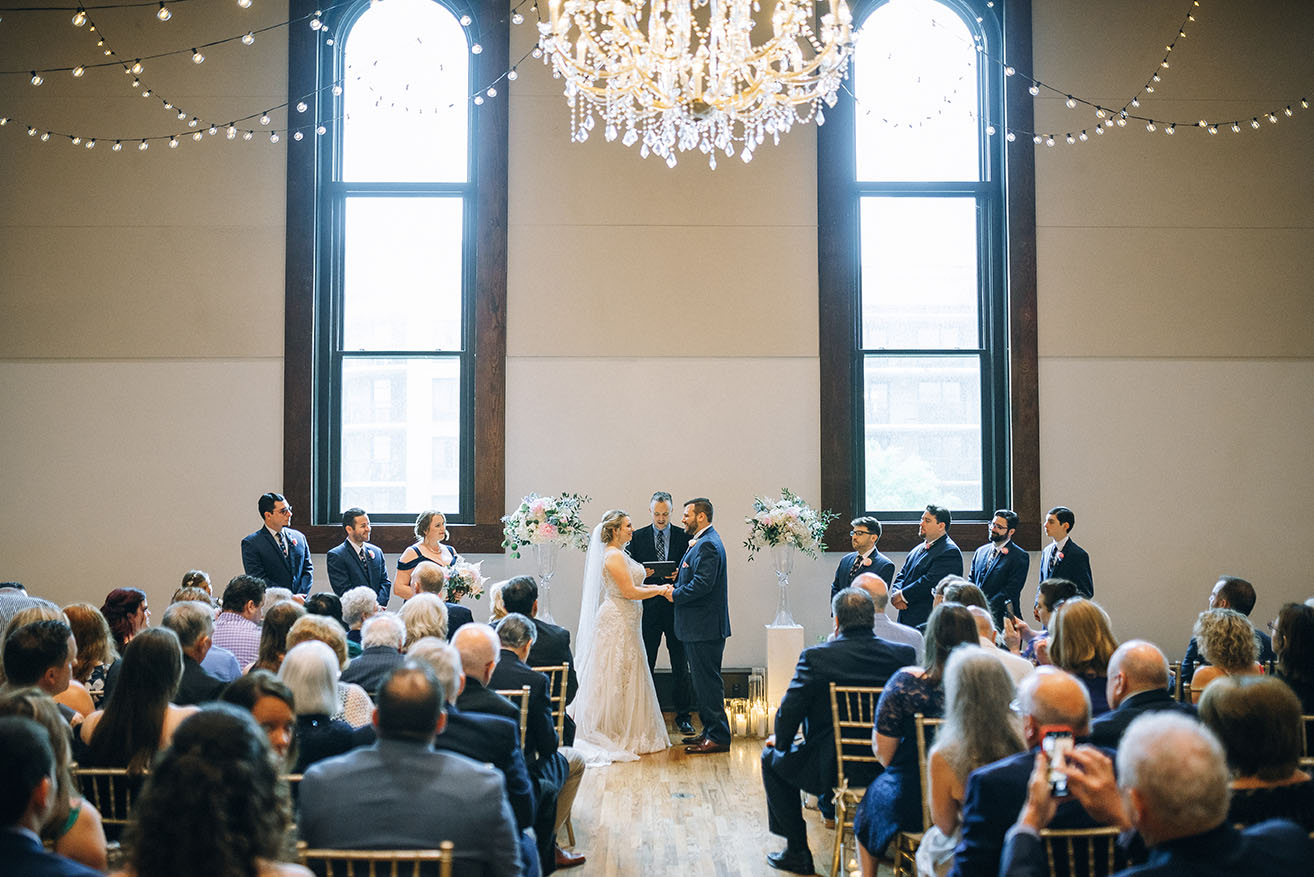 Nicole and Chris Exchanging Vows